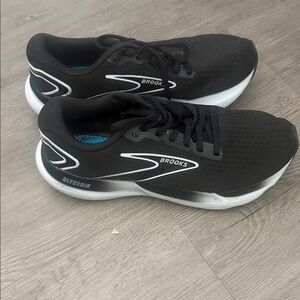 Brooks Women's Black and White Glycerin Running Shoes